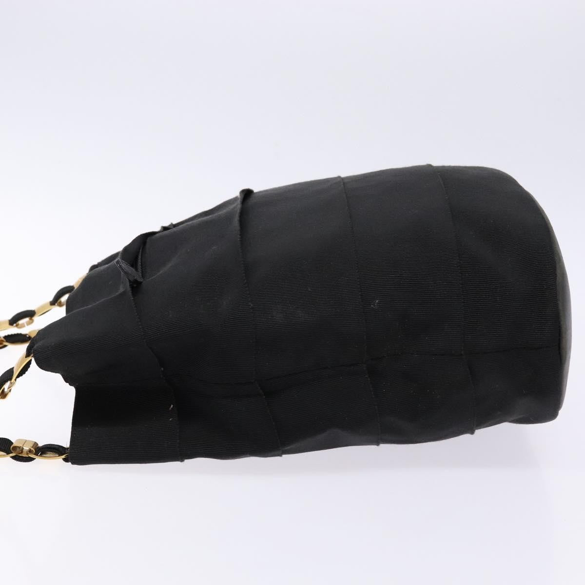 Salvatore Ferragamo Vala Shoulder Bag Canvas, BLACK, CANVAS, Shoulder bag