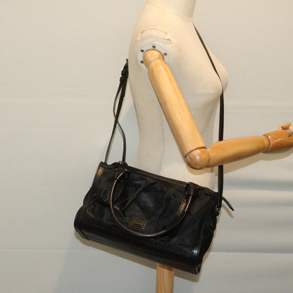 Burberry Vintage Handbag Nylon, BLACK, NYLON, Handbag