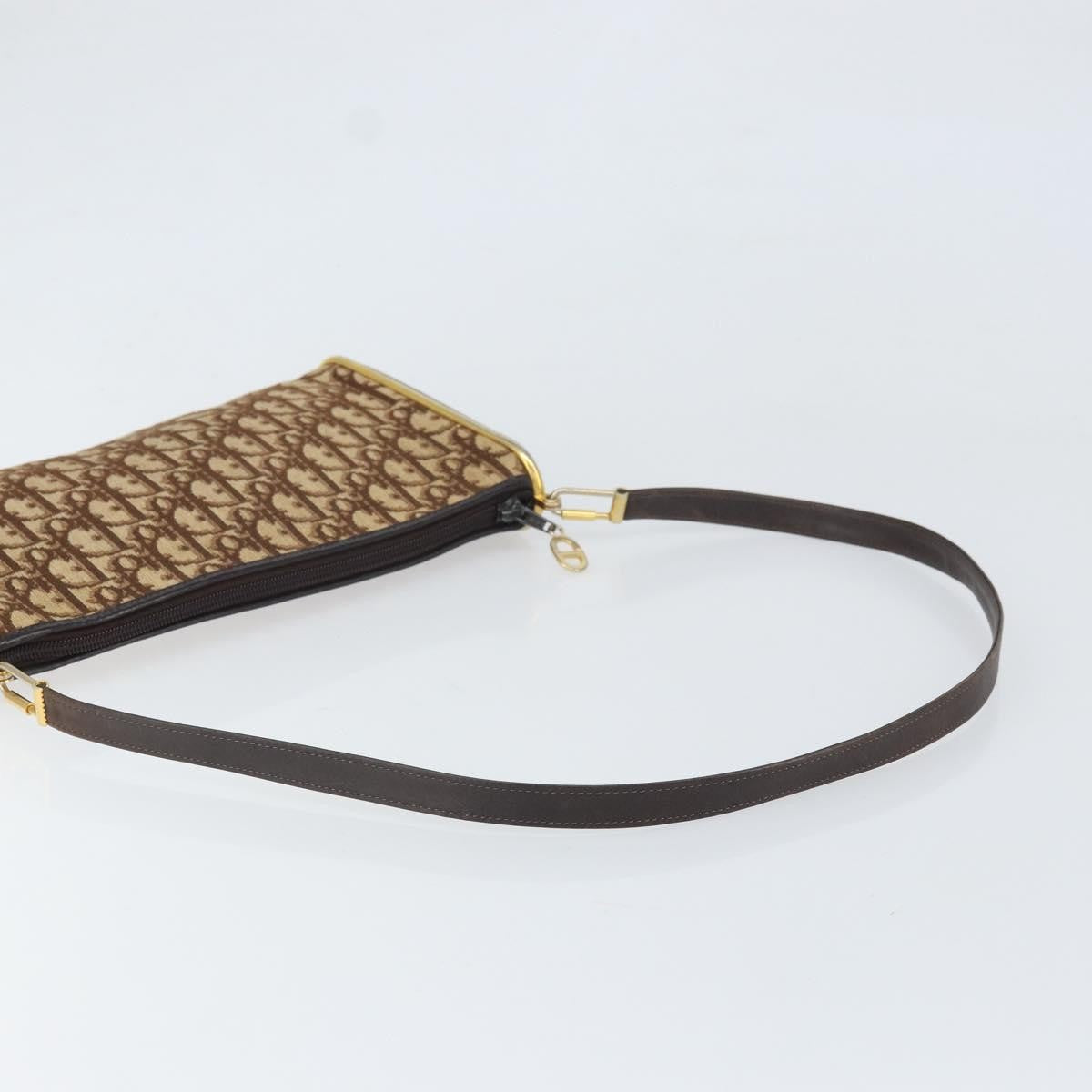 Christian Dior Trotter shoulder bag Canvas, BROWN, CANVAS, Shoulder bag
