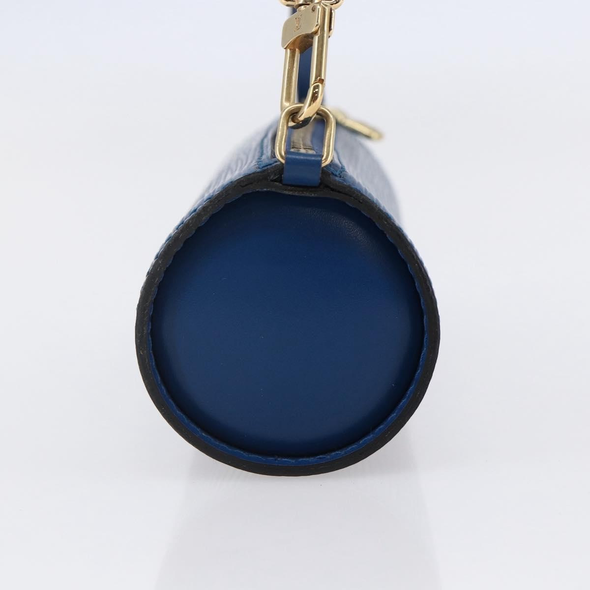 Louis Vuitton Soufflot Pochette Epi Leather, BLUE, LEATHER, Clutche & pouche