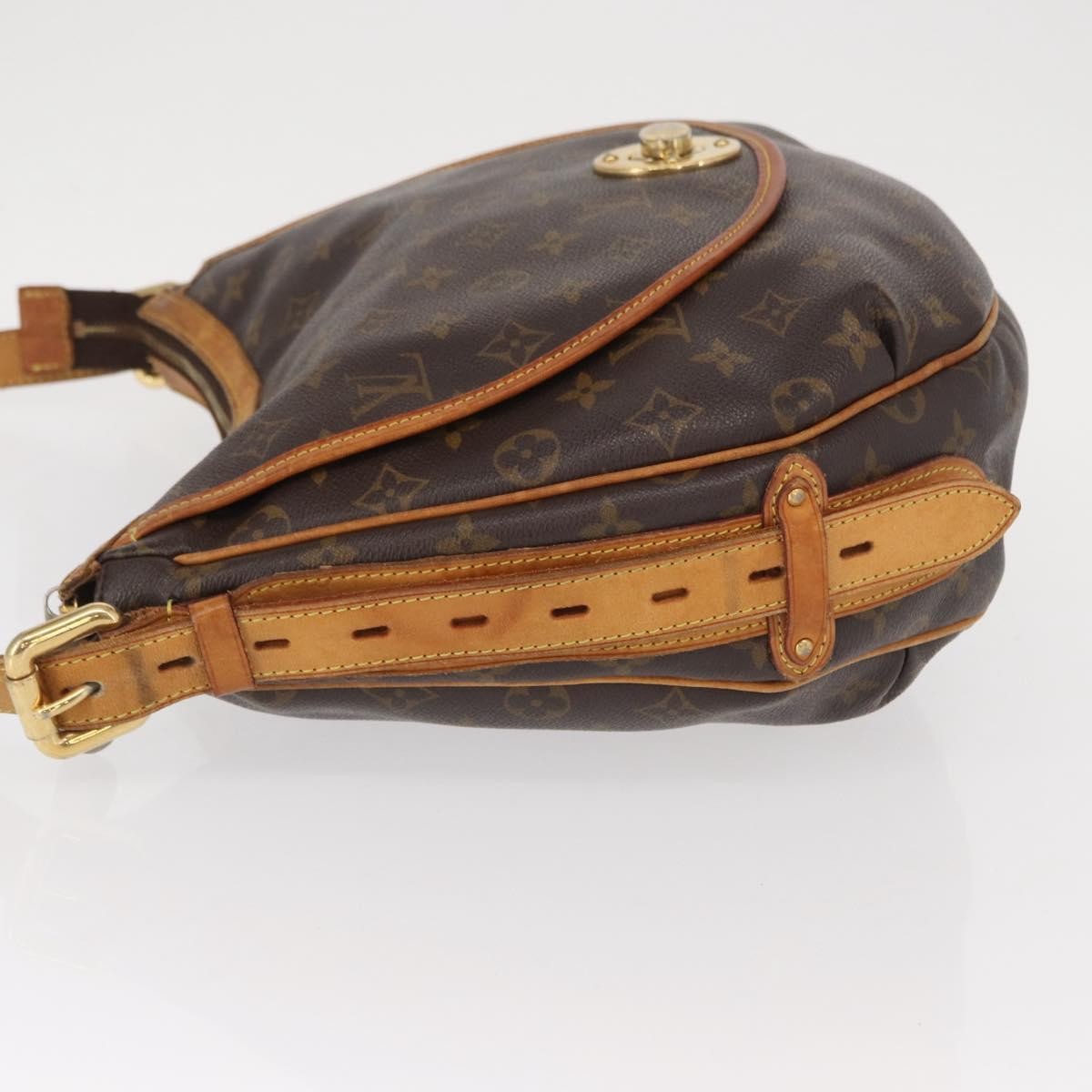 Louis Vuitton Tulum Handbag Monogram Canvas, BROWN, CANVAS, Shoulder bag