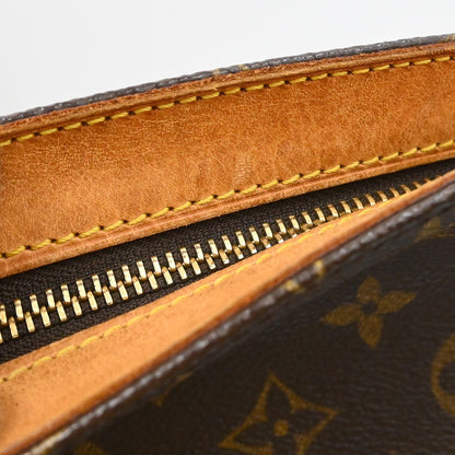 Louis Vuitton Drouot Handbag Monogram Canvas, Brown, Canvas, Shoulder Bag