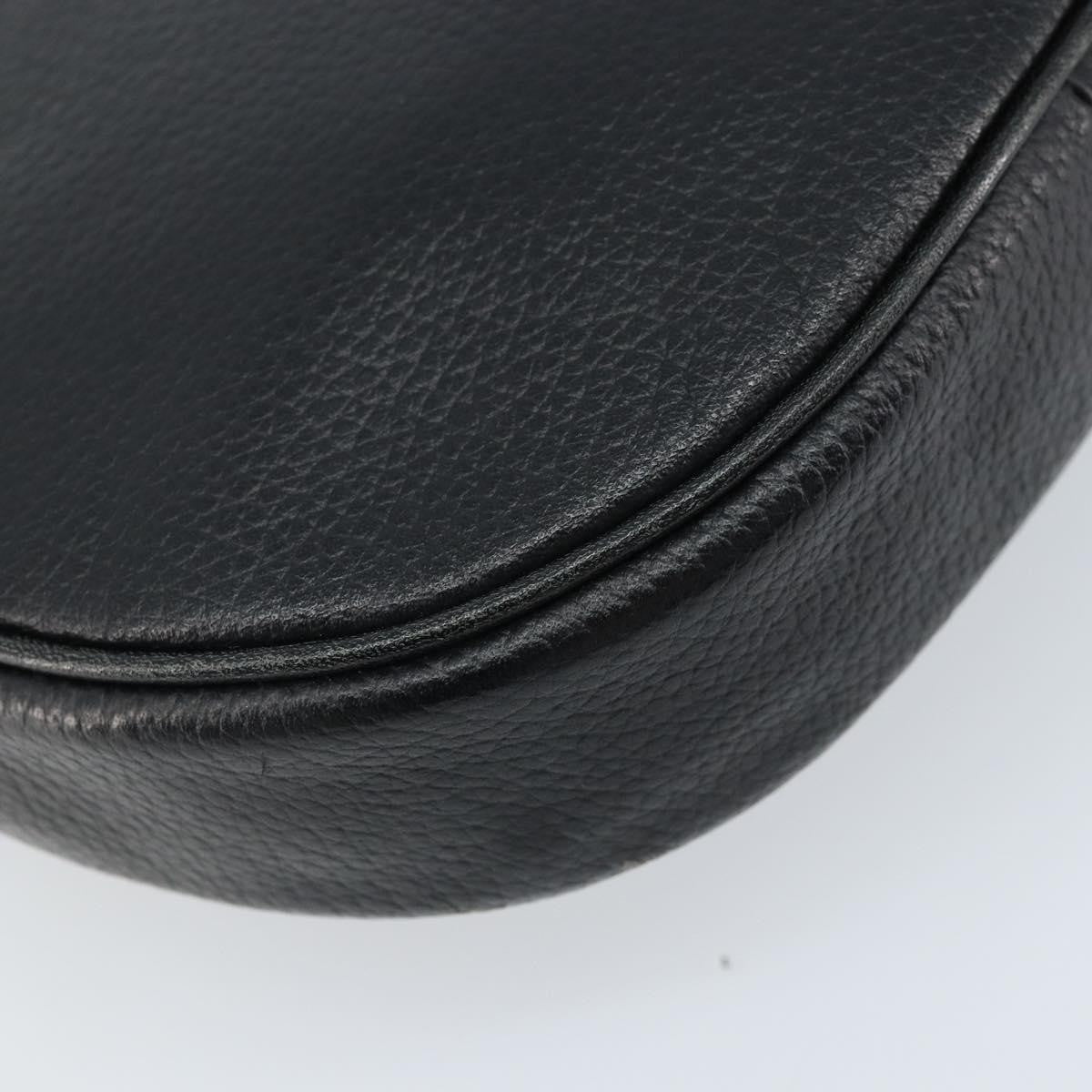 Burberry Flap Shoulder Bag Leather, BLACK, LEATHER, Shoulder bag