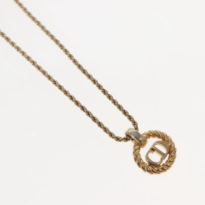 Christian Dior CD Pendant Necklace Gold-plated, GOLD, GOLD_PLATED, Necklace