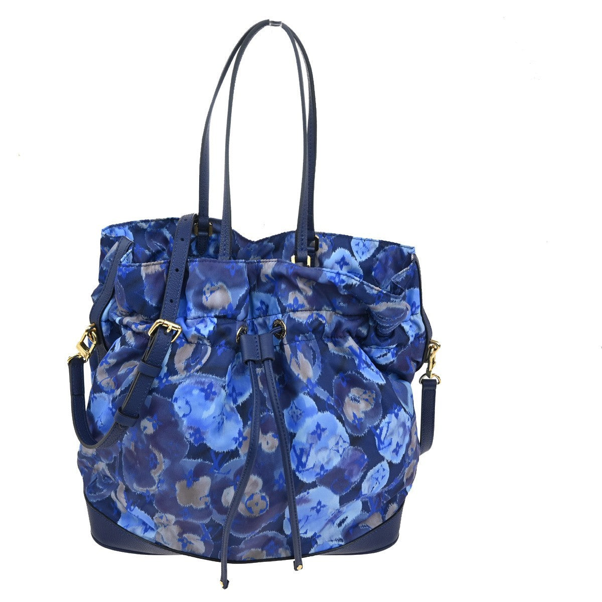 Louis Vuitton Noefull Handbag Ikat Nylon, BLUE, NYLON, Shoulder bag