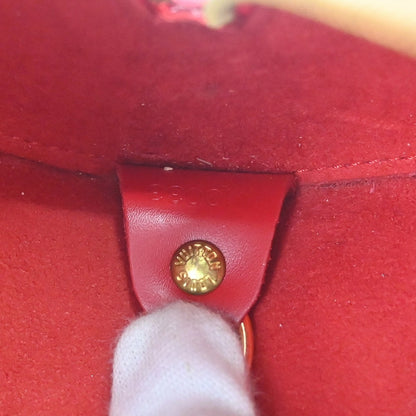 Louis Vuitton Soufflot Handbag Epi Leather, Red, Leather, Handbag