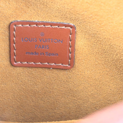 Louis Vuitton Voltaire Handbag Epi Leather, BROWN, LEATHER, Shoulder bag