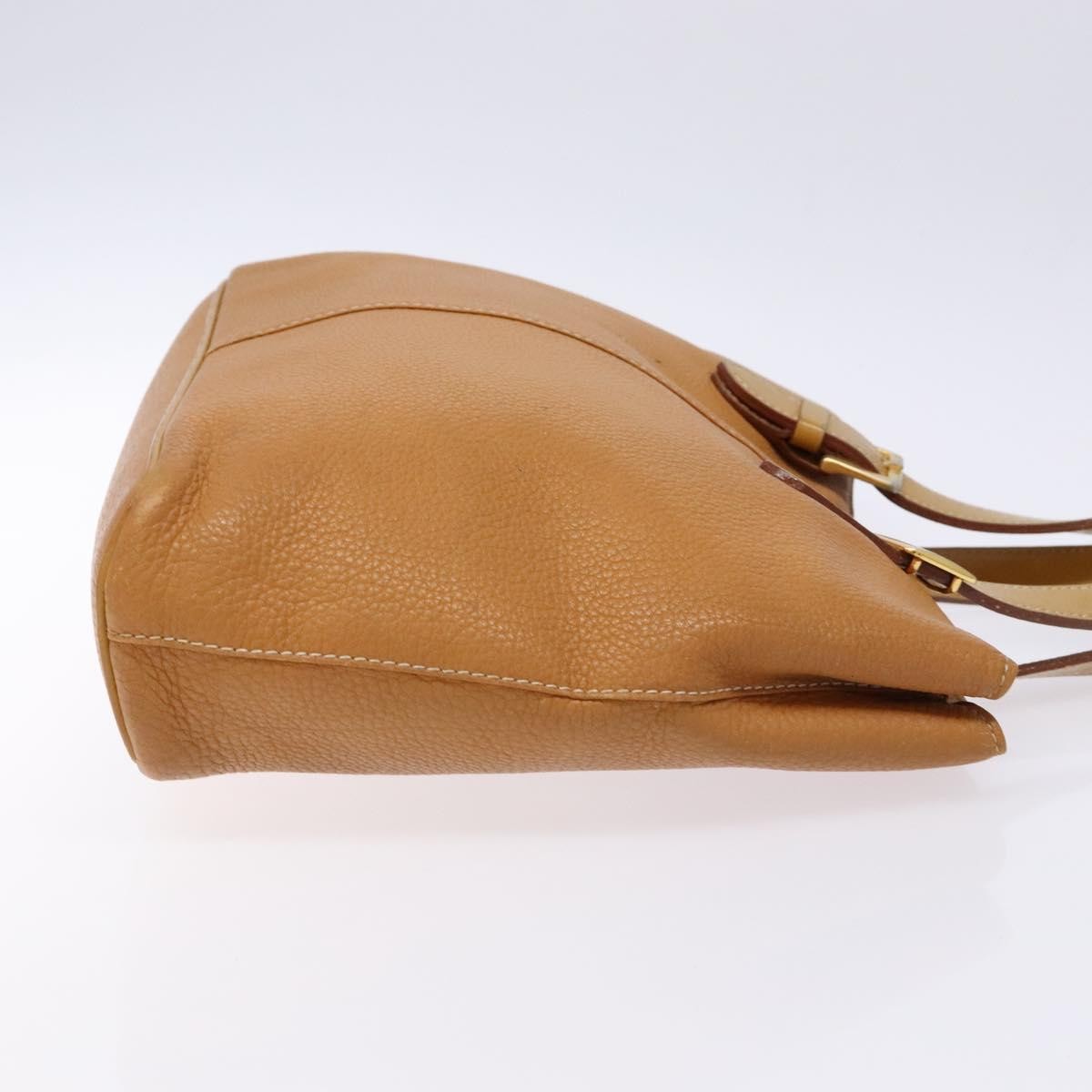 Burberry Handle Tote Leather, BEIGE, LEATHER, Tote bag