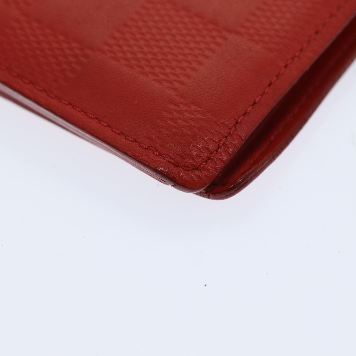 Louis Vuitton Infini Organiser Leather, Red, Leather, Wallet