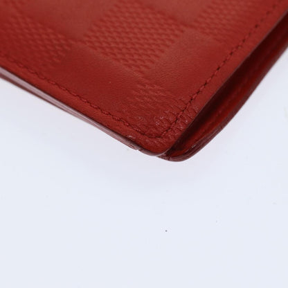Louis Vuitton Infini Organiser Leather, Red, Leather, Wallet