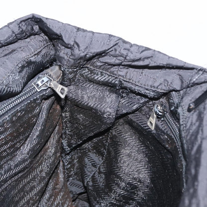 Prada Vintage Handbag Tessuto, Black, Nylon, Handbag