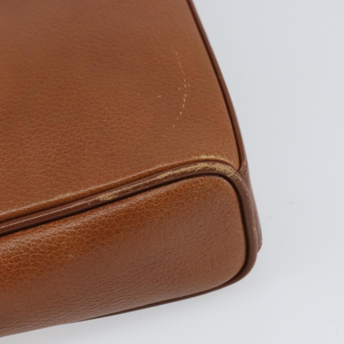 Burberry Vintage Shoulder Bag Leather, BROWN, LEATHER, Shoulder bag
