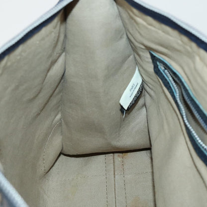 Christian Dior Vintage Trotter Boston Bag Canvas, NAVY, CANVAS, Travel bag