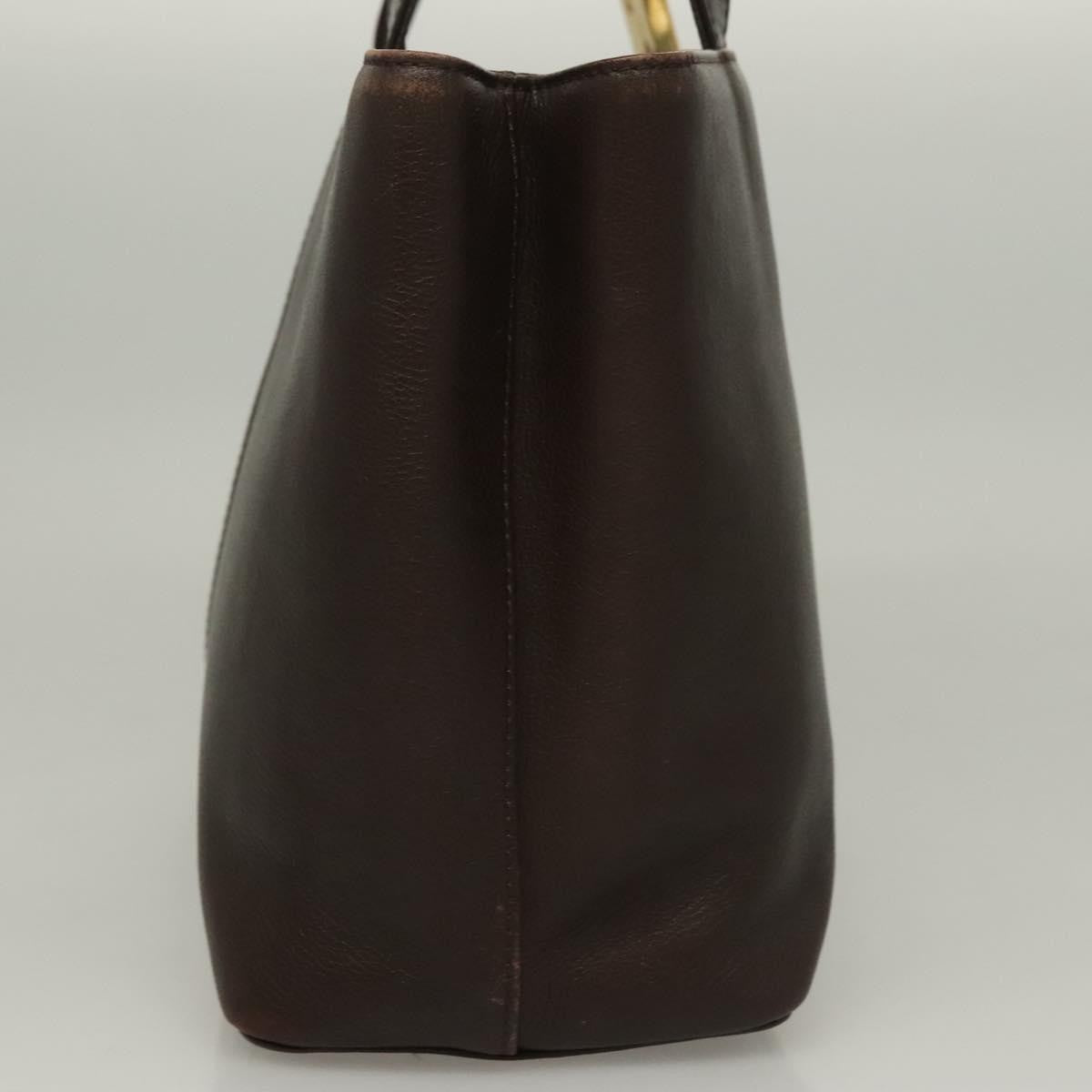 Burberry Vintage Handbag Leather, BROWN, LEATHER, Handbag