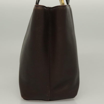 Burberry Vintage Handbag Leather, BROWN, LEATHER, Handbag