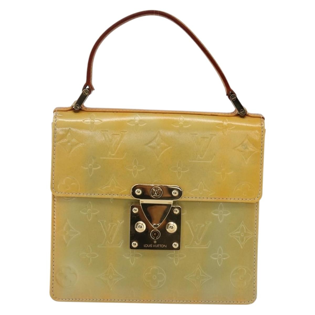 Louis Vuitton Spring Street NM Handbag Patent leather, GRAY, PATENT_LEATHER, Handbag