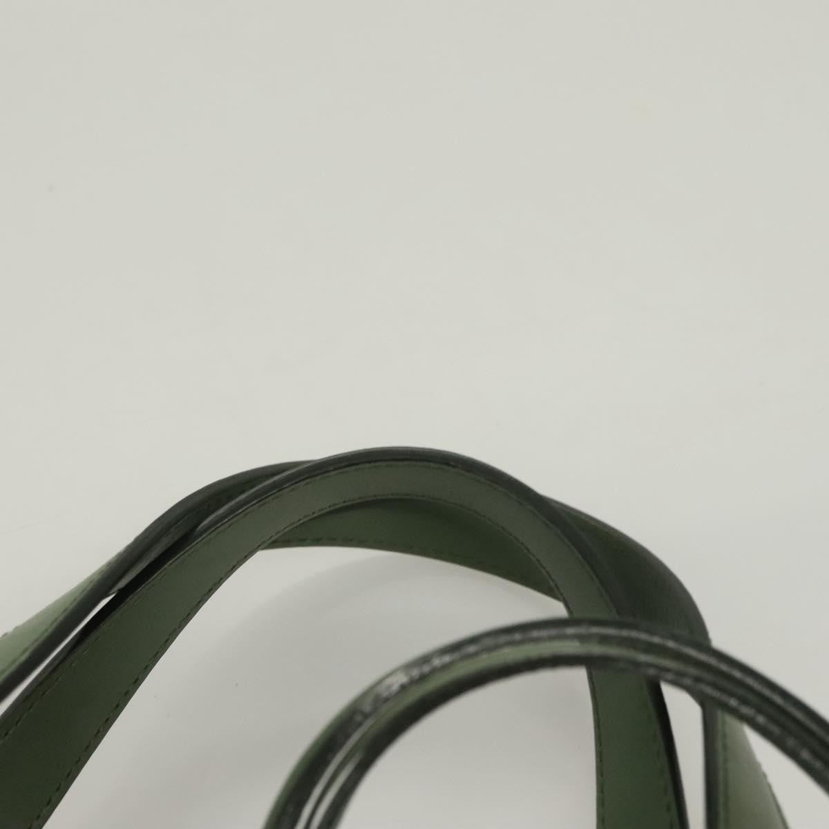 Chloe Ellen Moyen Tote Leather, GREEN, LEATHER, Tote bag