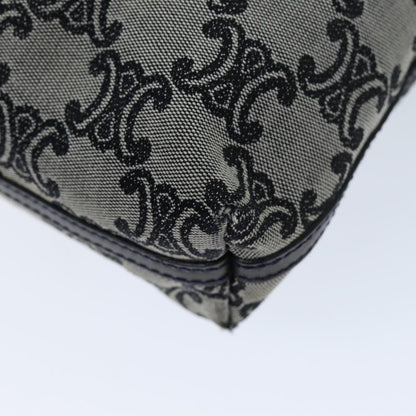 Celine Vintage Triomphe Shoulder Bag Canvas, GRAY, CANVAS, Shoulder bag