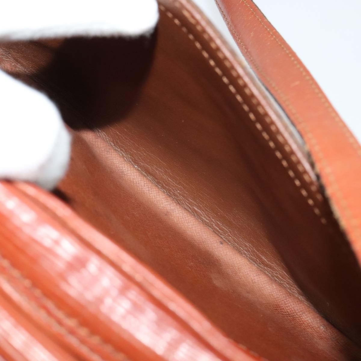 Louis Vuitton Jeune Fille Handbag Epi Leather, BROWN, LEATHER, Shoulder bag