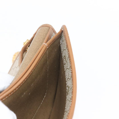 Christian Dior Vintage Honeycomb chain Canvas, BEIGE, CANVAS, Shoulder bag