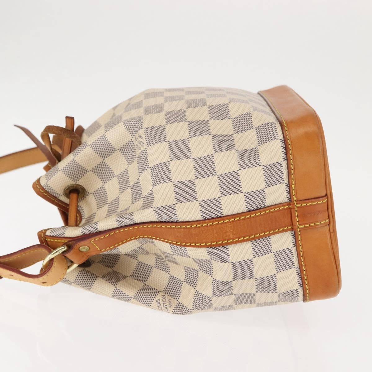 Louis Vuitton Noe Handbag Damier, BEIGE, CANVAS, Crossbody bag