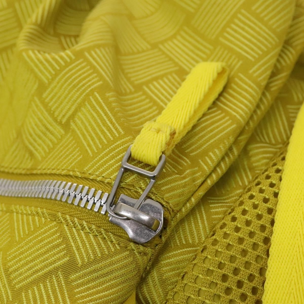 Bottega Veneta Vintage Backpack Nylon, Yellow, Nylon, Backpack