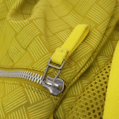 Bottega Veneta Vintage Backpack Nylon, Yellow, Nylon, Backpack