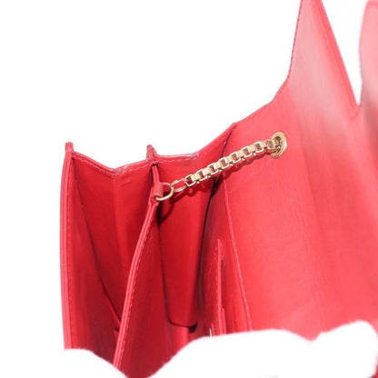 Salvatore Ferragamo Thalia Shoulder Bag Leather, RED, LEATHER, Shoulder bag