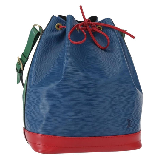 Louis Vuitton Tricolor Noe Handbag Epi Leather, BLUE, LEATHER, Shoulder bag