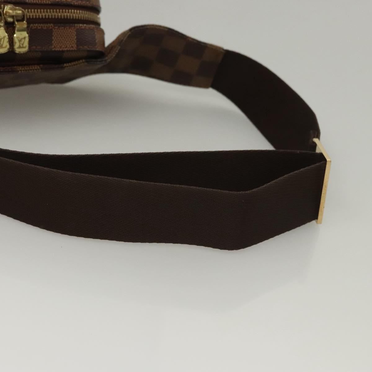 Louis Vuitton Geronimos Waist Bag Damier, BROWN, CANVAS, Travel bag
