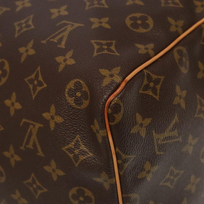 Louis Vuitton Keepall Bag Monogram Canvas, BROWN, CANVAS, Travel bag