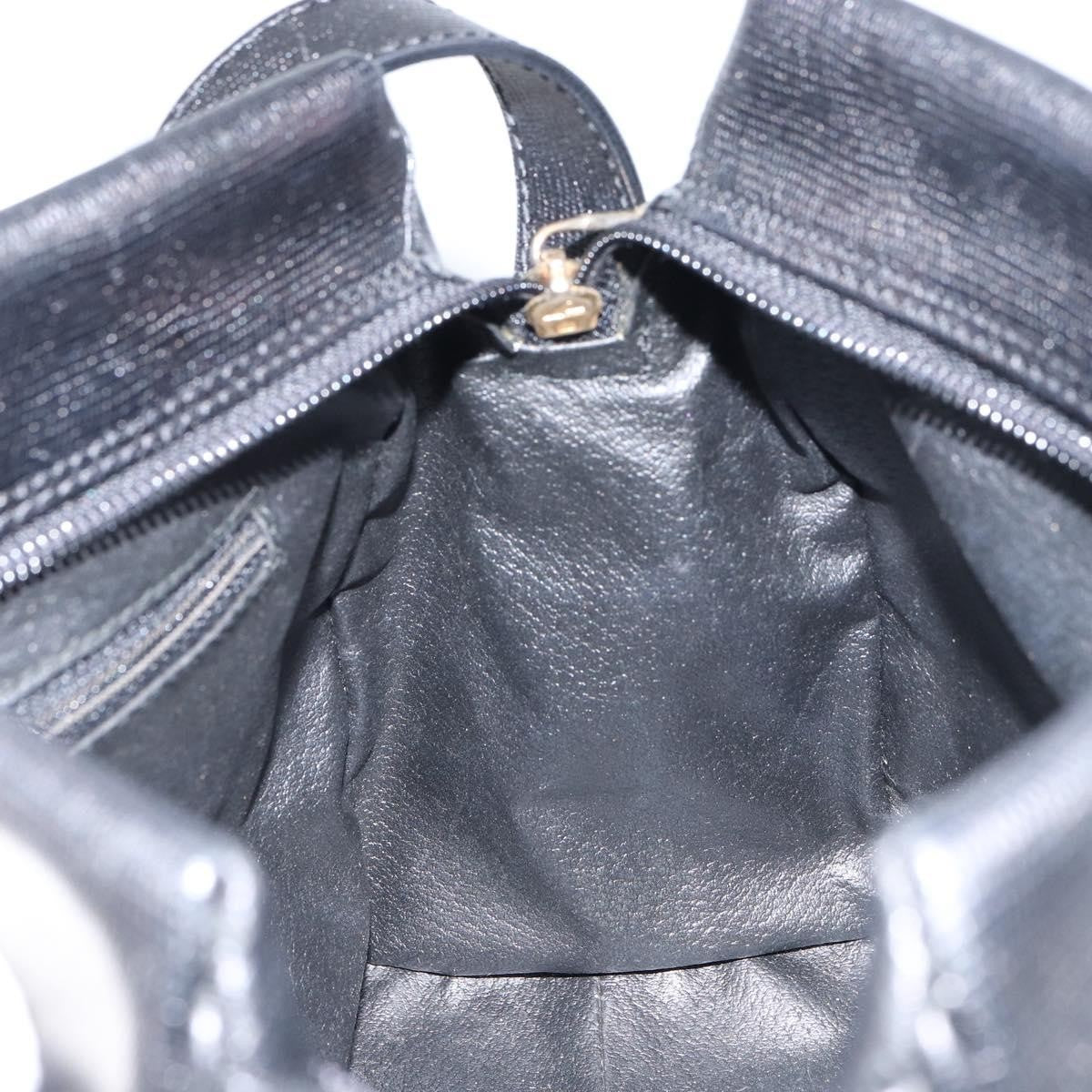 Celine Circle Logo Shoulder Bag Leather, BLACK, LEATHER, Shoulder bag