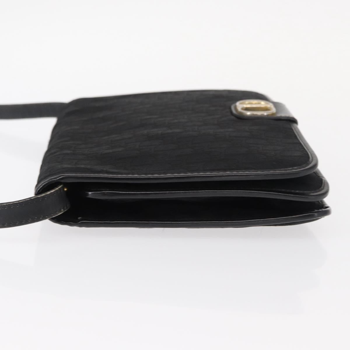 Christian Dior Vintage CD trotter Shoulder bag Canvas, BLACK, CANVAS, Shoulder bag