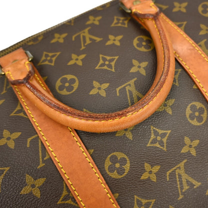Louis Vuitton Keepall Bag Monogram Canvas, Brown, Canvas, Travel Bag