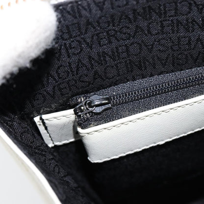 Versace Medusa Shoulder Bag Leather, WHITE, LEATHER, Shoulder bag