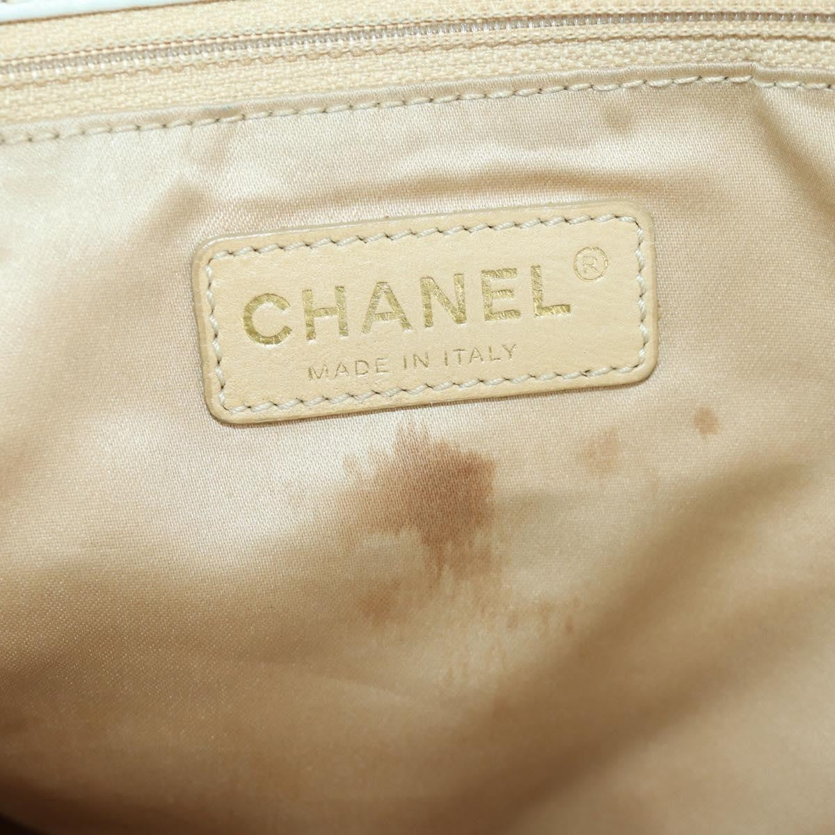 Chanel Rodeo Drive Hobo Leather, WHITE, LEATHER, Handbag