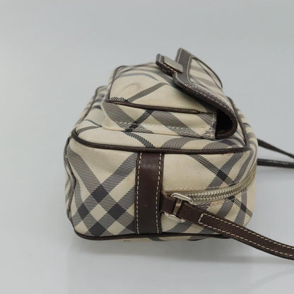 Burberry Nova Check Blue Label Nylon, BEIGE, NYLON, Shoulder bag