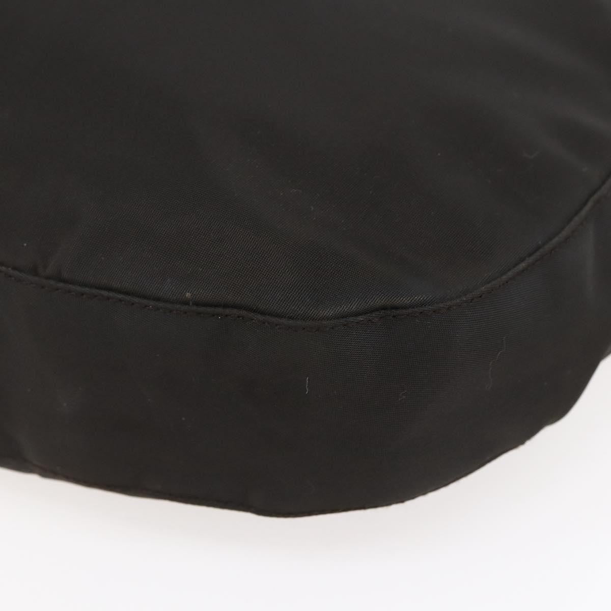 Prada Resin chain shoulder bag Nylon, BROWN, NYLON, Shoulder bag