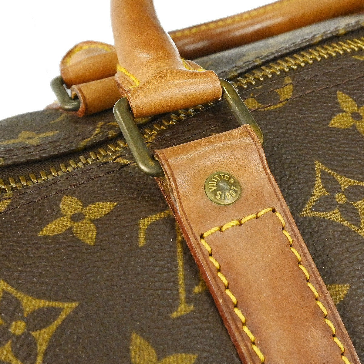 Louis Vuitton Keepall Bag Monogram Canvas, Brown, Canvas, Travel Bag