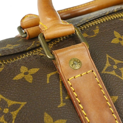 Louis Vuitton Keepall Bag Monogram Canvas, Brown, Canvas, Travel Bag