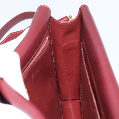 cartier Must de Cartier Shoulder Bag Leather, BURGUNDY, LEATHER, Shoulder bag