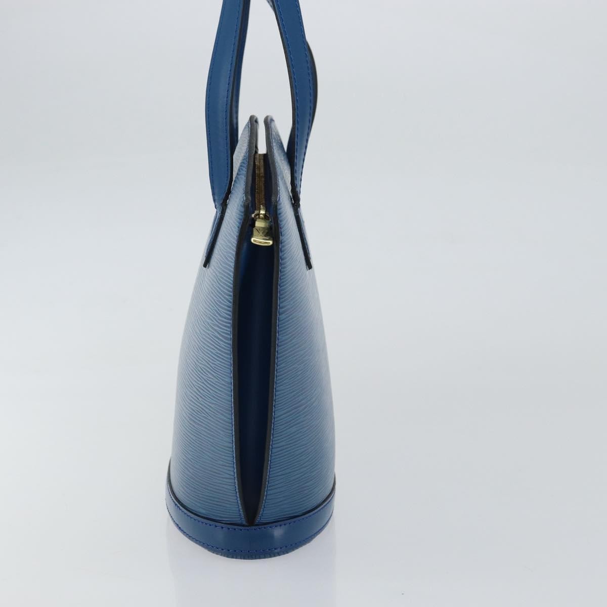 Louis Vuitton Saint Jacques Handbag Epi Leather, BLUE, LEATHER, Shoulder bag