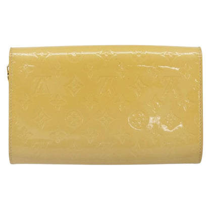 Louis Vuitton Ana Bag Monogram Vernis, YELLOW, PATENT_LEATHER, Clutche & pouche