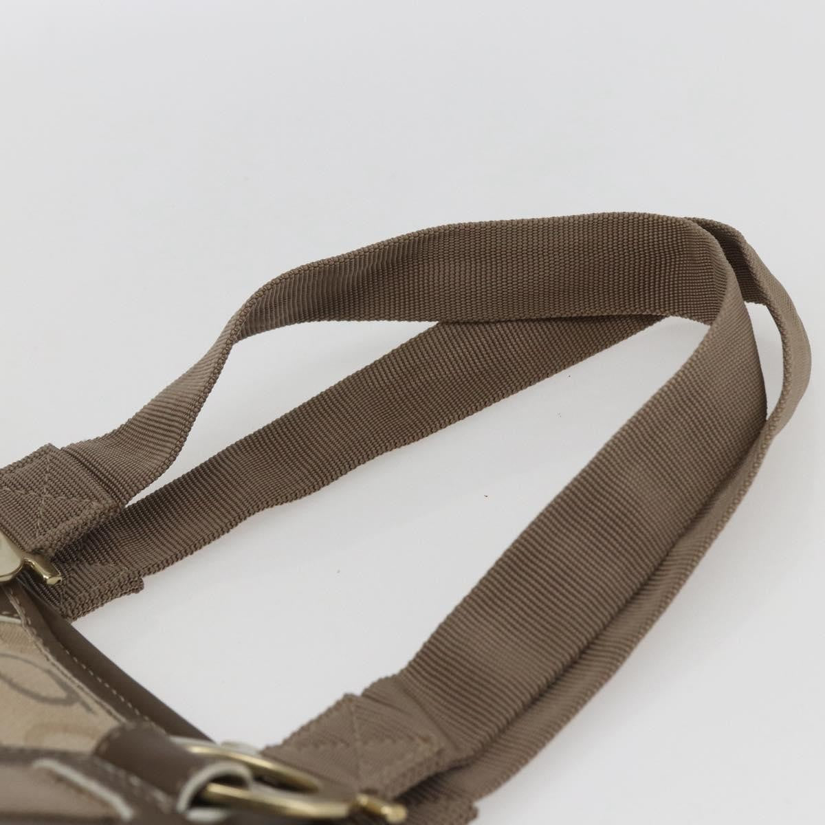 Salvatore Ferragamo Gancini Tote Gancini Canvas, BEIGE, CANVAS, Tote bag