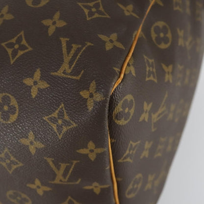 Louis Vuitton Keepall Bag Monogram Canvas, BROWN, CANVAS, Travel bag