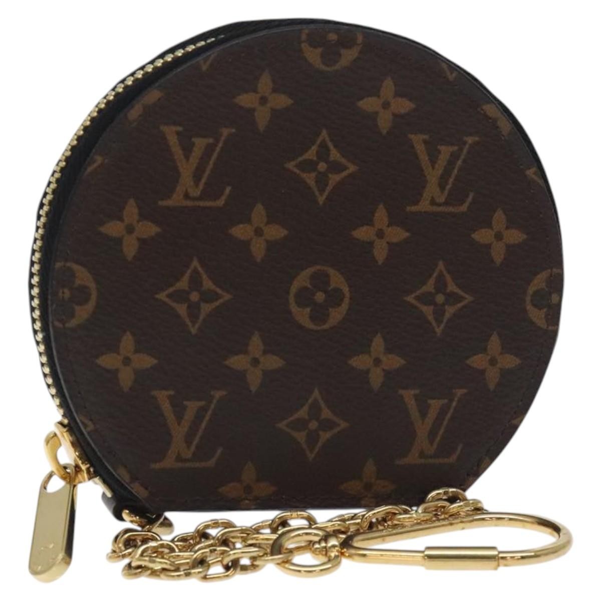 Louis Vuitton Boite Chapeau Coin Purse Monogram Canvas, Brown, Canvas, Wallet