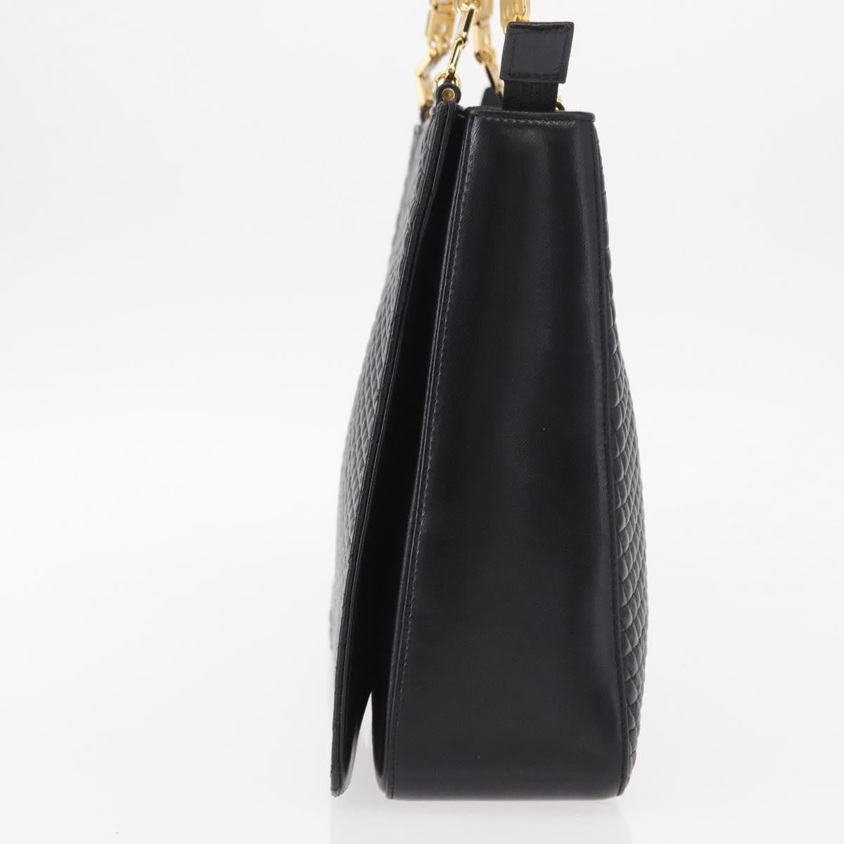 Bally Vintage Shoulder Bag Quilted leather, Black, Leather, Shoulder Bag