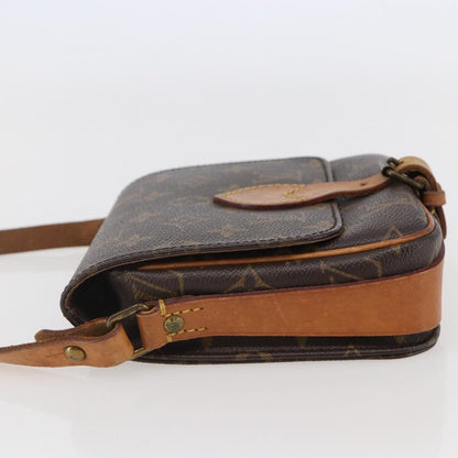 Louis Vuitton Cartouchiere Handbag Monogram Canvas, BROWN, CANVAS, Shoulder bag