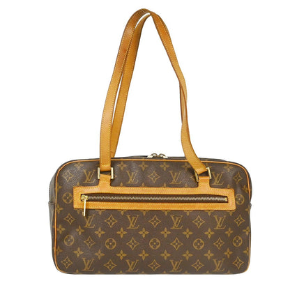 Louis Vuitton Cite Handbag Monogram Canvas, Brown, Canvas, Shoulder Bag