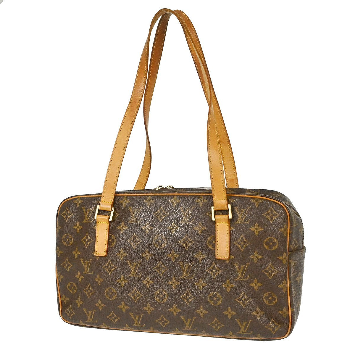 Louis Vuitton Cite Handbag Monogram Canvas, Brown, Canvas, Shoulder Bag